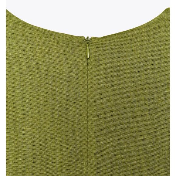 Zara Olive Green Midi Dress - Picture 14 of 15